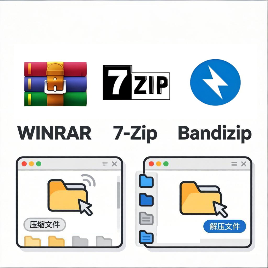 【电脑】三款好用的WIN系统-解压工具
